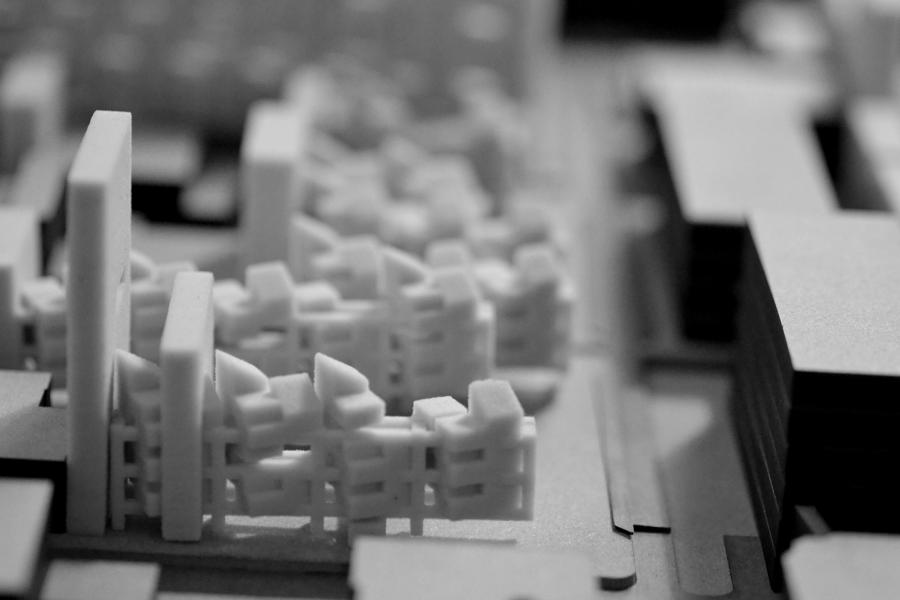 Model of the residences clustered