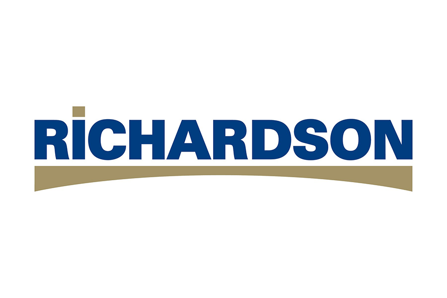 Richardson blue and gold text logo.