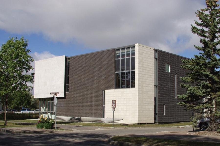 An exterior view of the CAST lab building.