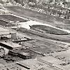 Aerial view of the Velodrome and Winnipeg Stadium