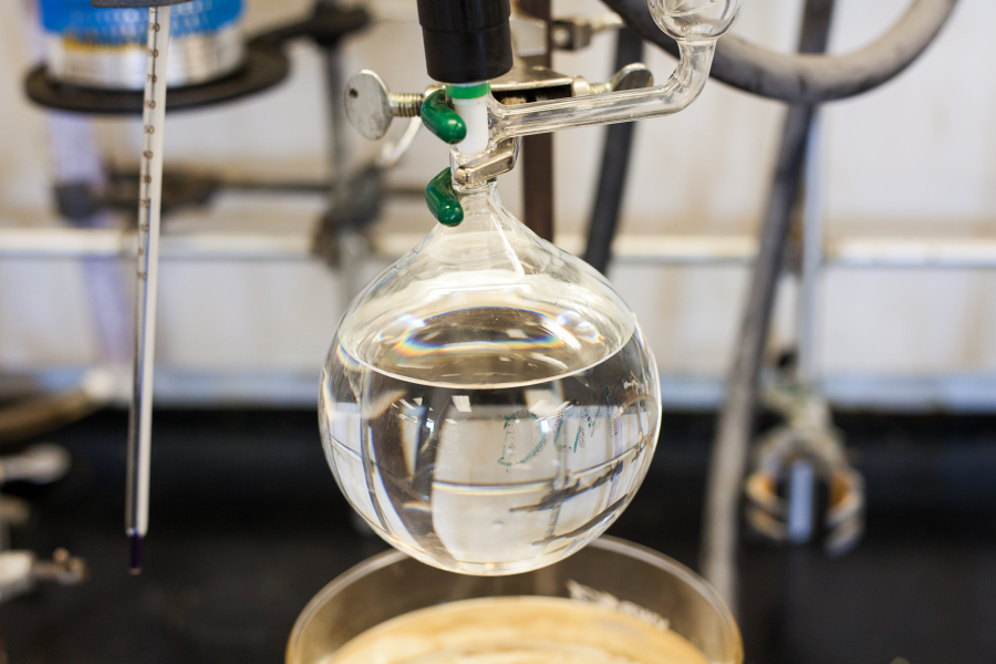 chemistry glassware close up from david herbert