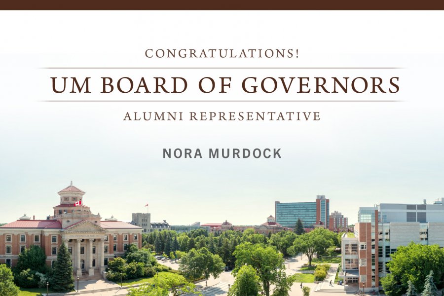 Board of Governors elect Nora Murdock as the 2020 alumni representative