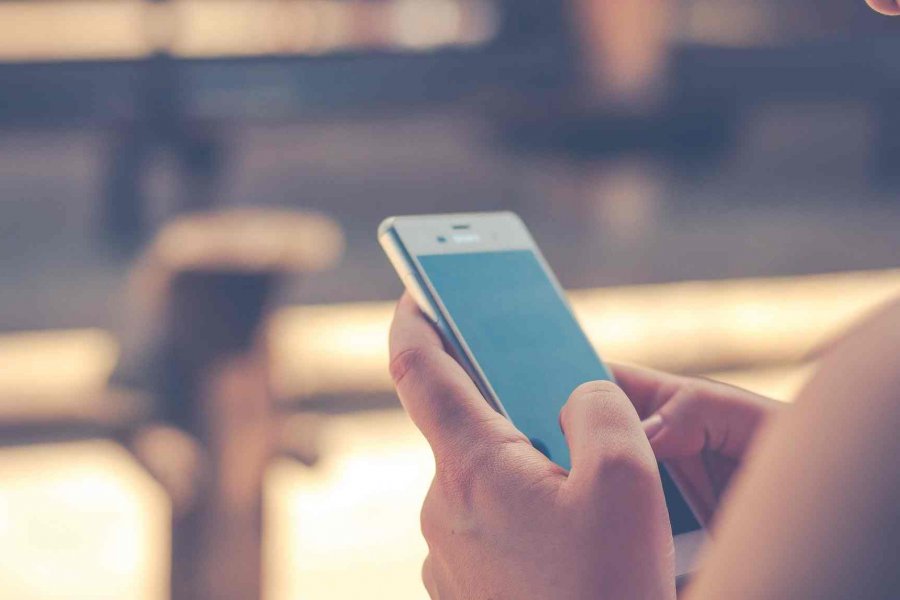 Person holding a cell phone. Pixabay Image.