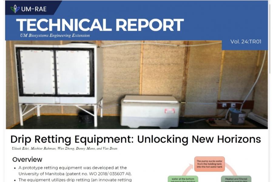 Header for Drip Retting report - Sept 2025