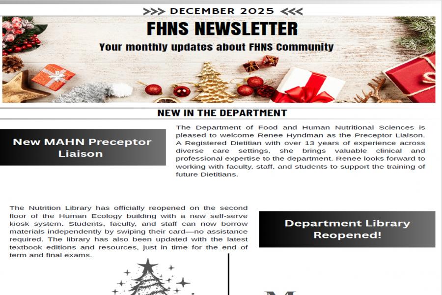 FHNS December 2025 newsletter