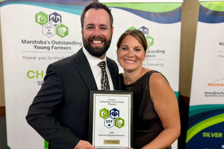 Braden and Misty Drul of Oakburn