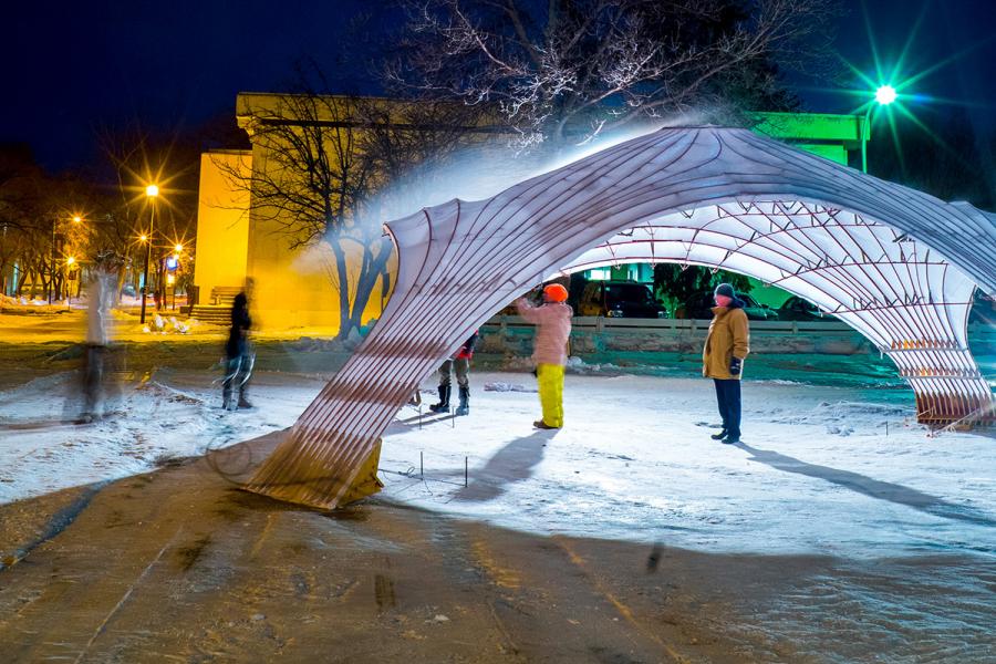 ice bloom at the forks