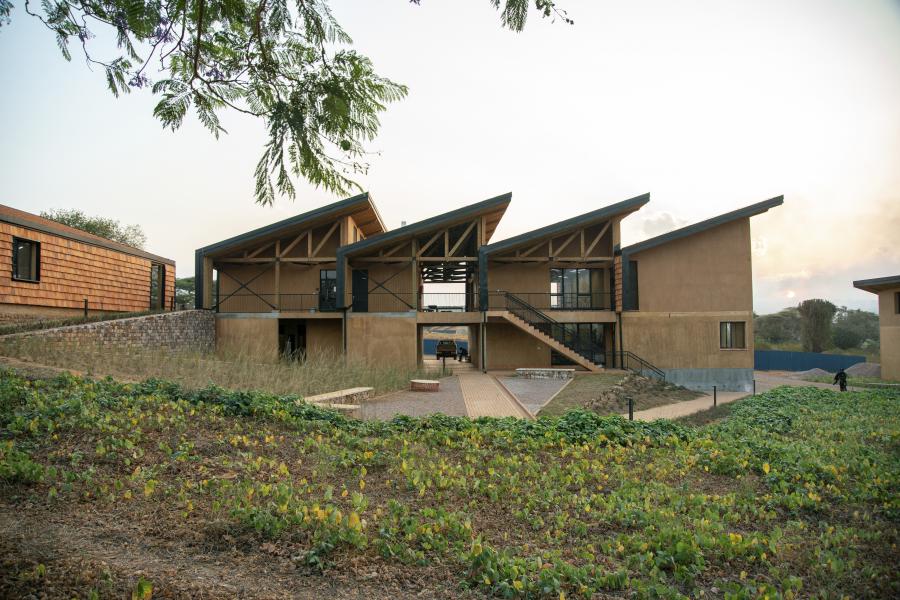 structure in process of building