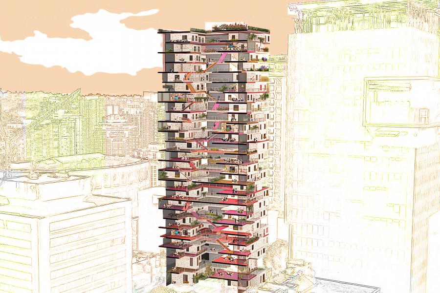 Communal spaces section