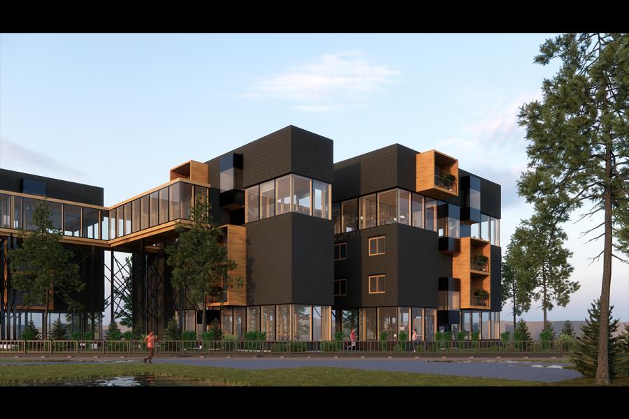 Exterior rendering
