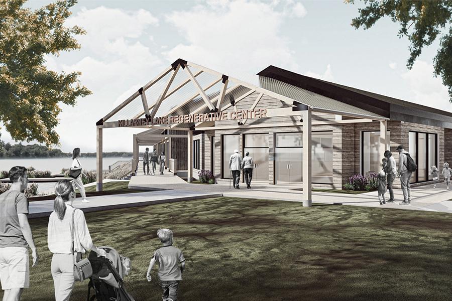 Exterior rendering