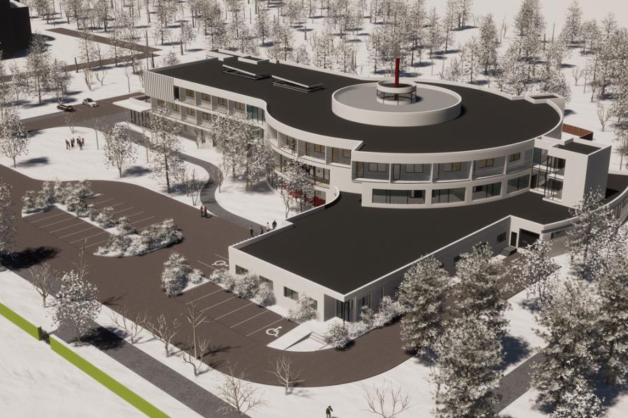 Exterior rendering