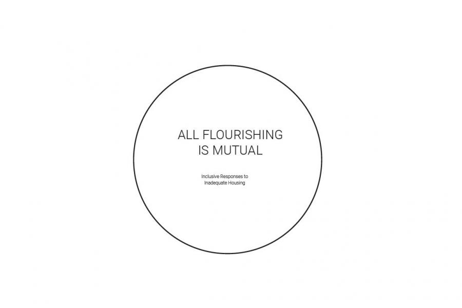 Circle with text: All Flourishing is Mutual