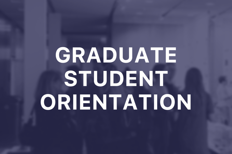 Graduate student orientation