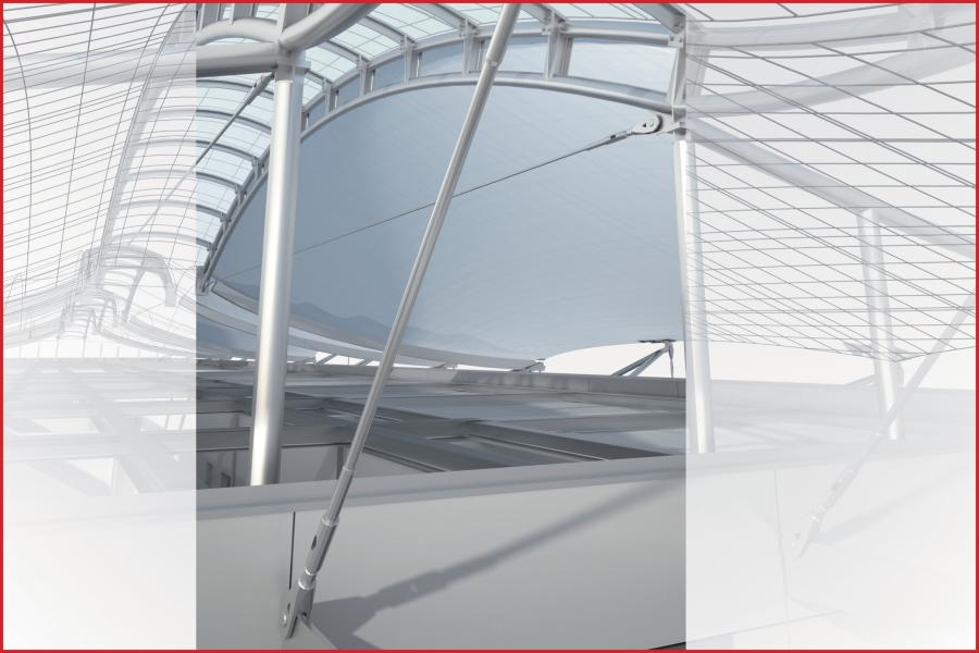 metal structure that looks like a spiderweb