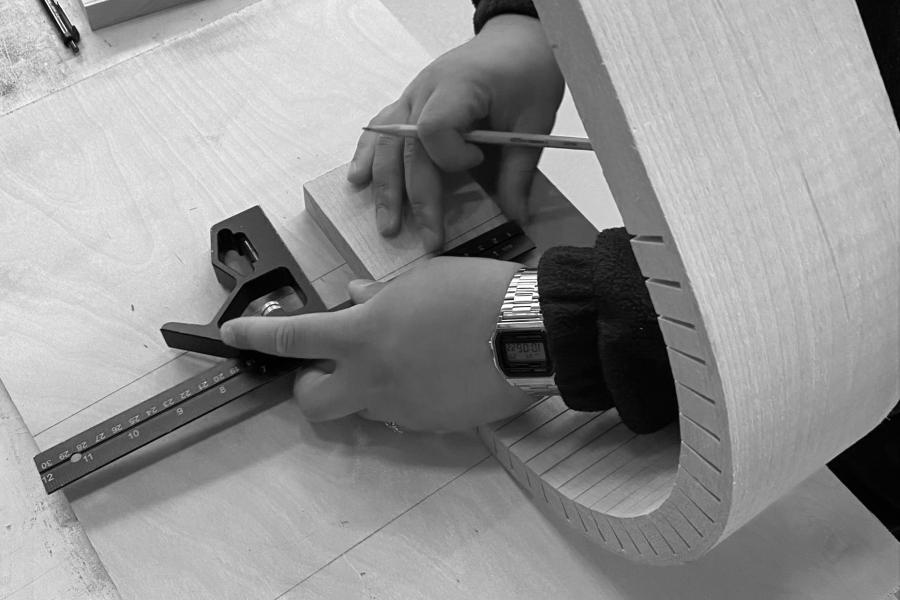 hands working with tools