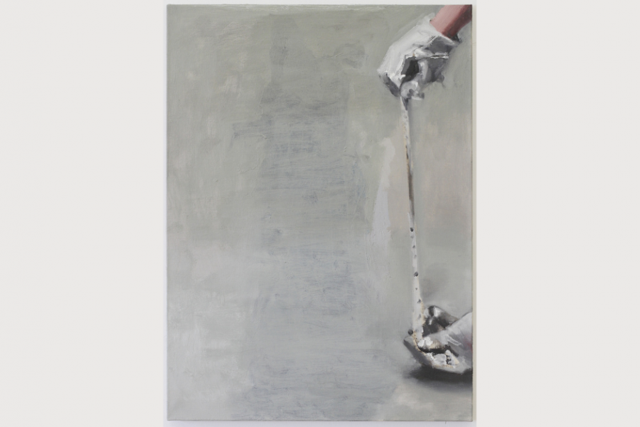 Mark Neufeld, disappearer, Performance With Two Sculptures – paintings