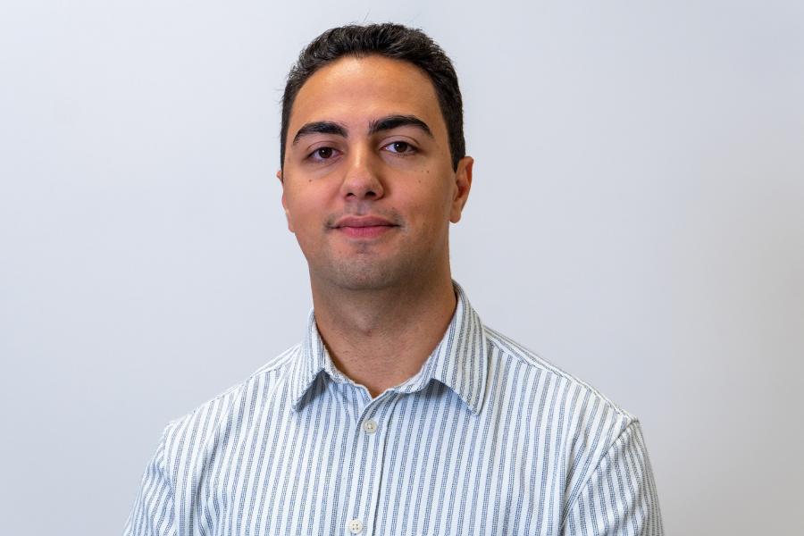 A headshot of Hesham Aly