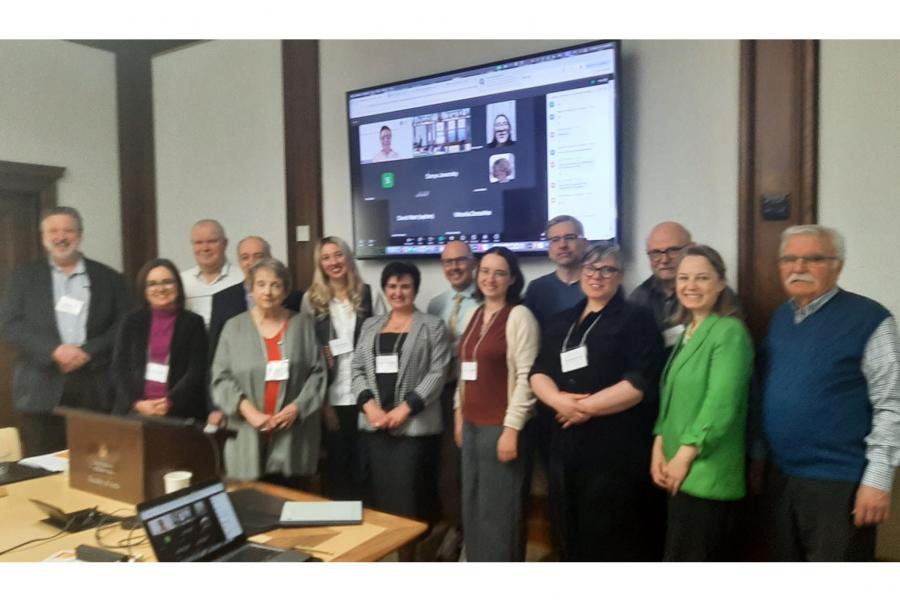 Attendees of the Ukrainian Canadian Literature Conference