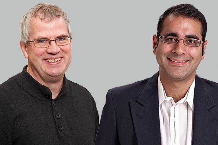 Rajesh Manchanda and Bruno Dyck.