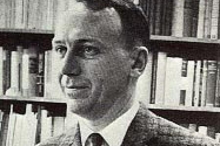 Black and white photo of Ralph Harris.