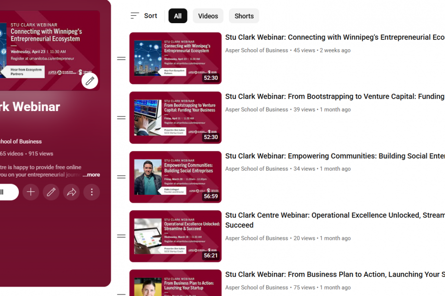 Stu Clark Webinar Series Library