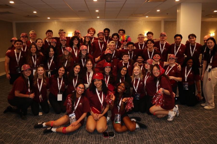 Group of competition students posing for a picture