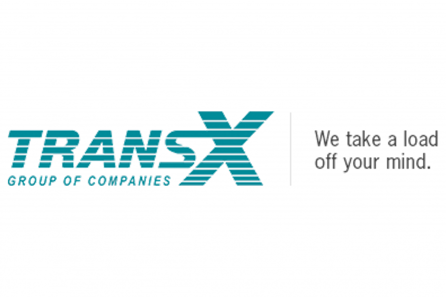 Logo for TransX Group of Companies.