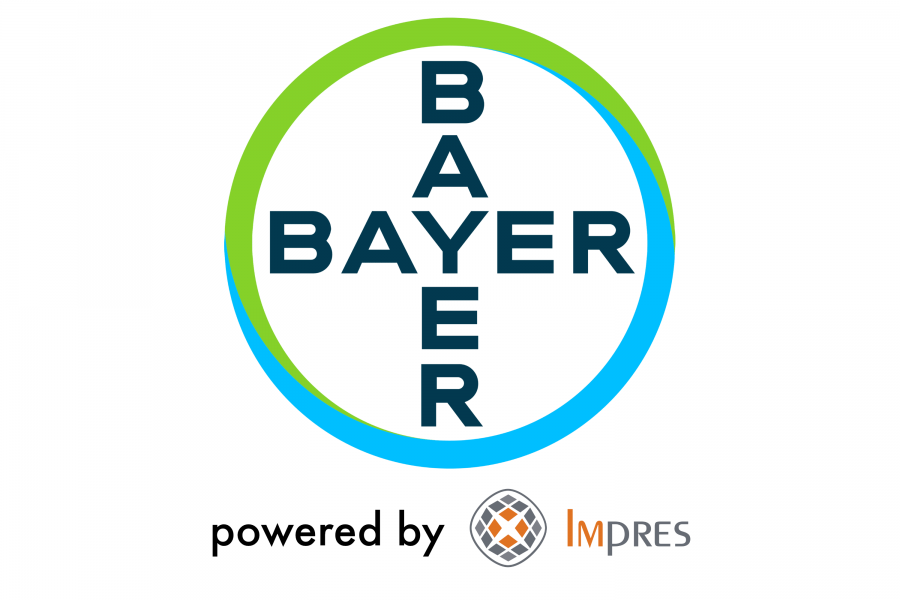 Bayer powered by Impres logo