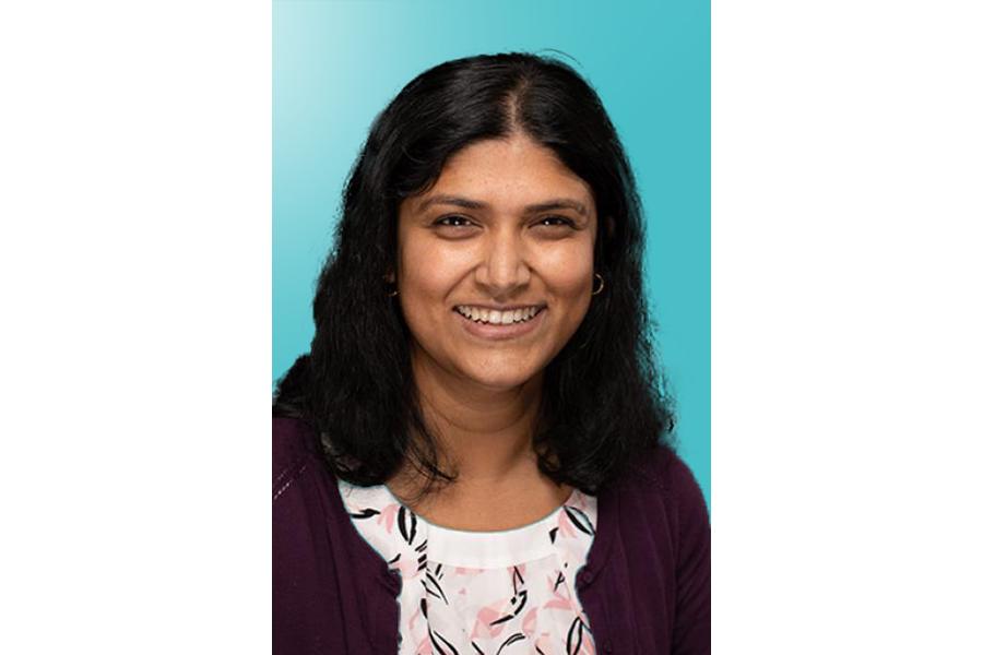 Headshot of Farzana Ebrahim.