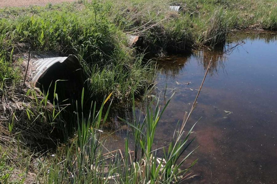 two upstream culverts on German Creek.