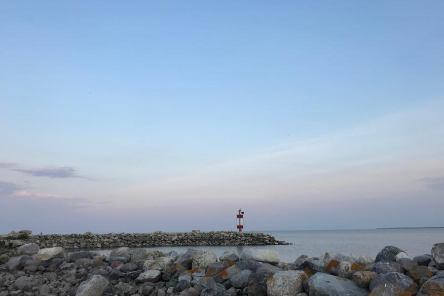 View from Hnausa dry dock