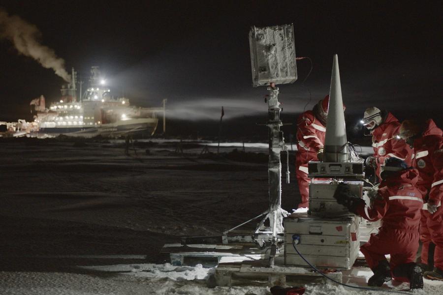 Following an Arctic sea ice floe's life cycle