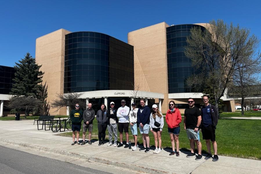 Students at the University of North Dakota
