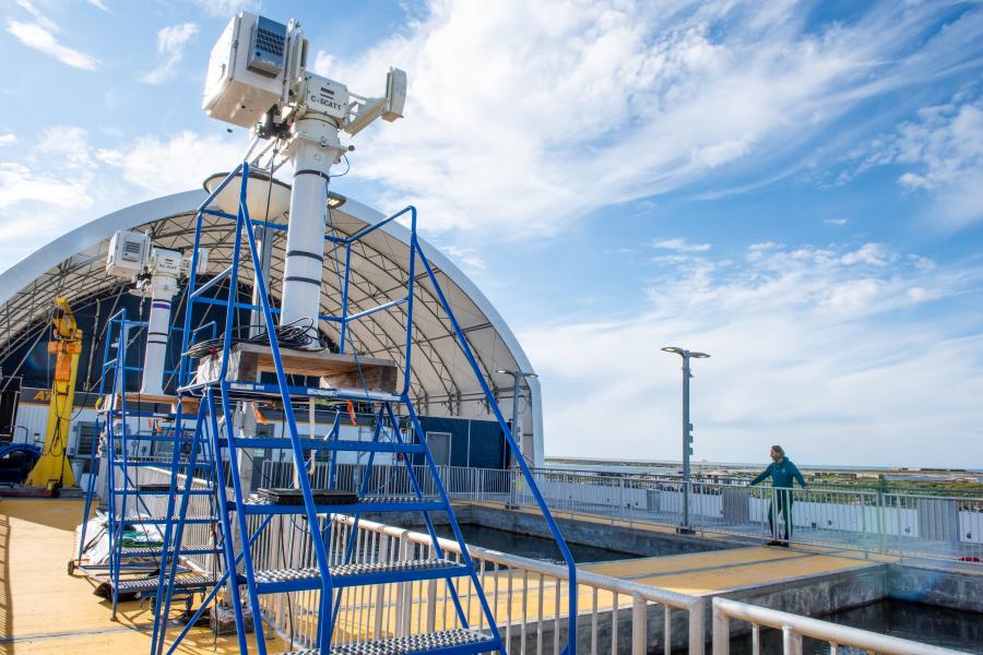 An image of some of the technology set up within the observatory.