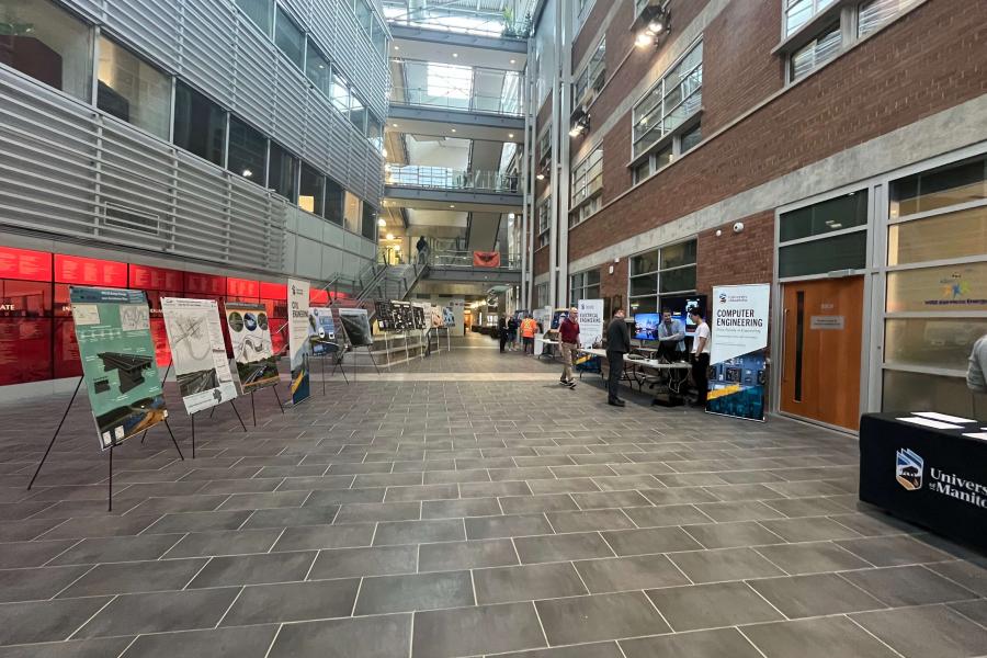 Interior of the EITC Atrium event space