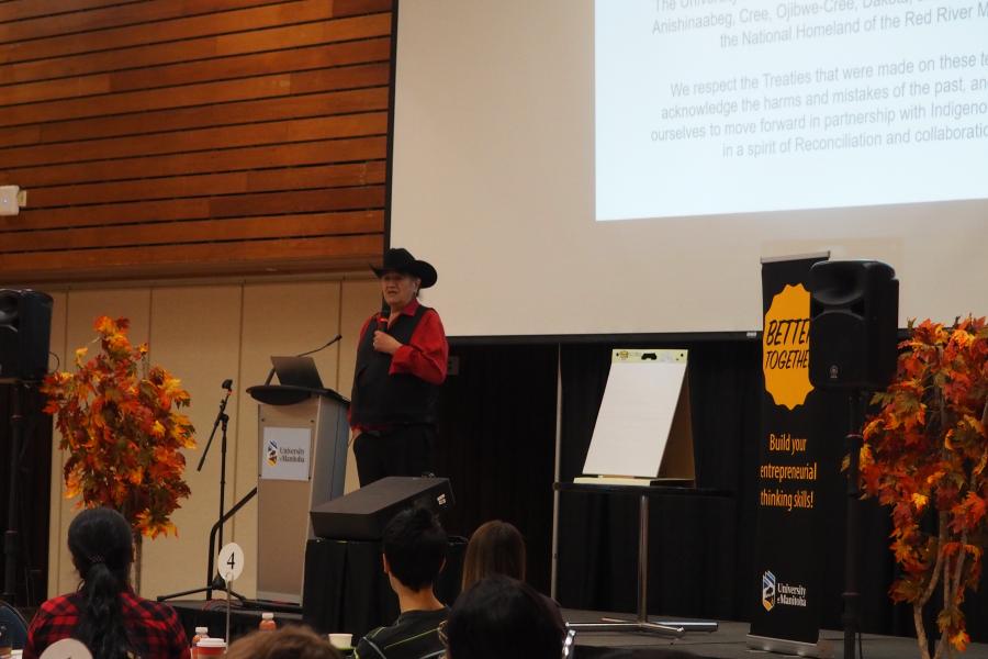 Speaker on stage at Better Together 2023