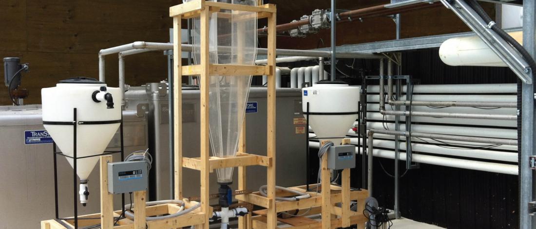 A set up of biosystems engineering equipment.