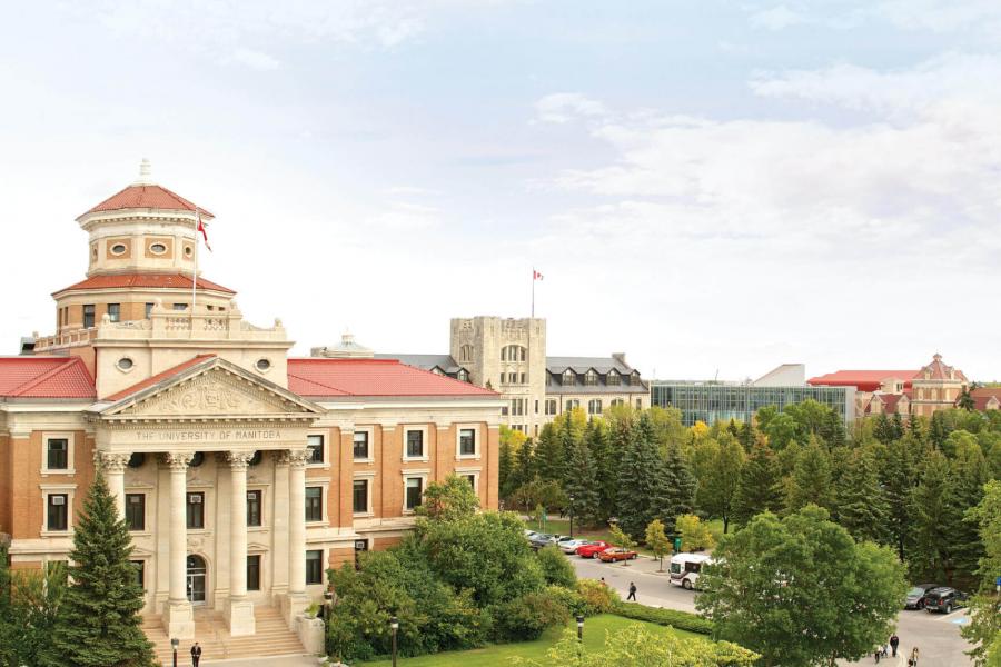 The University Of Manitoba Fort Garry campus. 