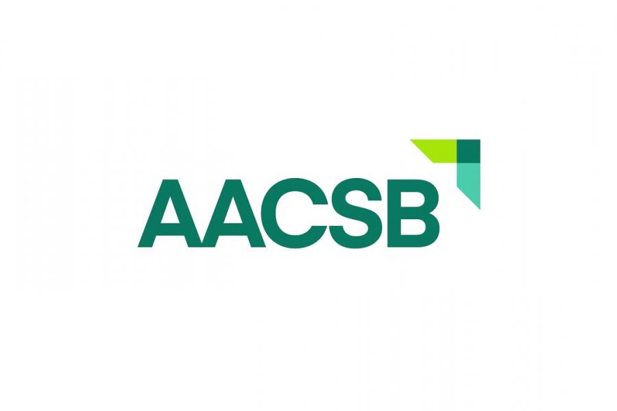 AACSB logo.
