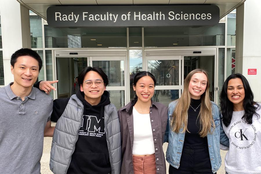 A group photo of students in the Bachelor of Health Sciences program.