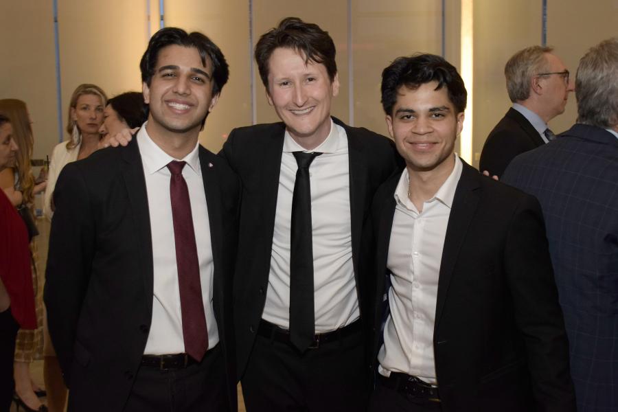 BComm students enjoy a networking event.