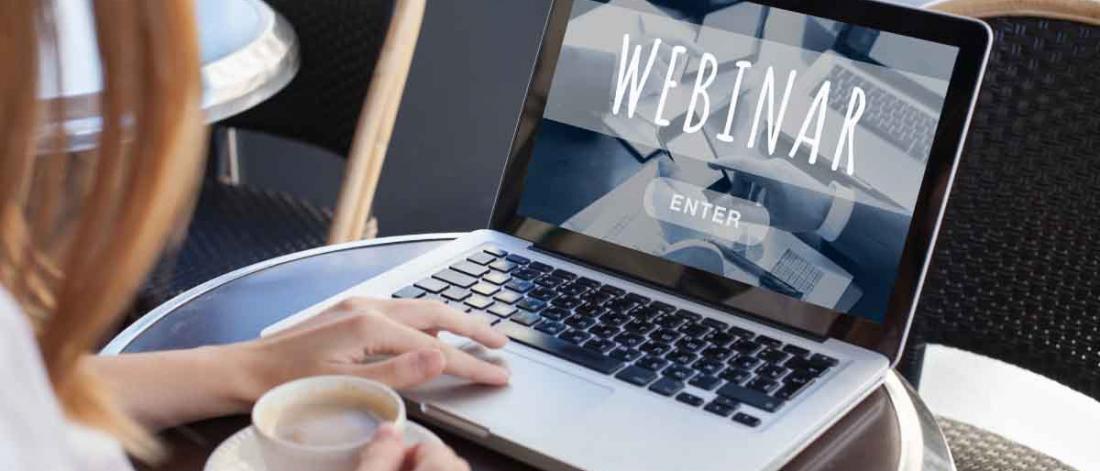 Entering a webinar