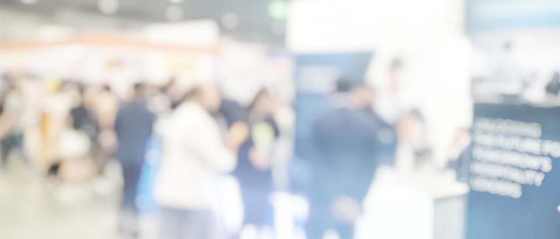Blur background of a career fair
