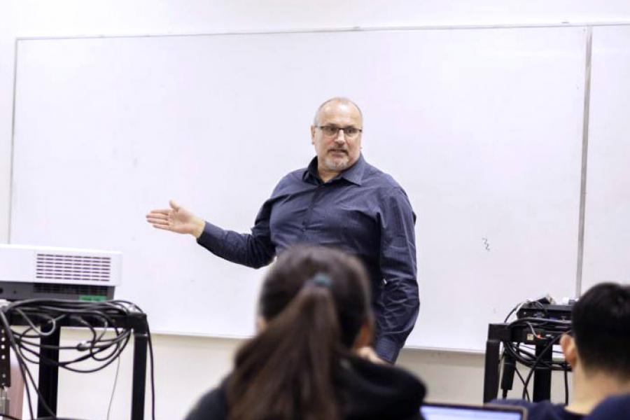 Instructor in class