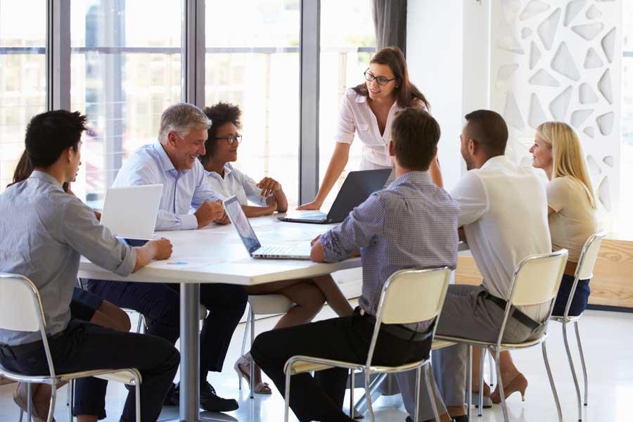 Leadership development meeting