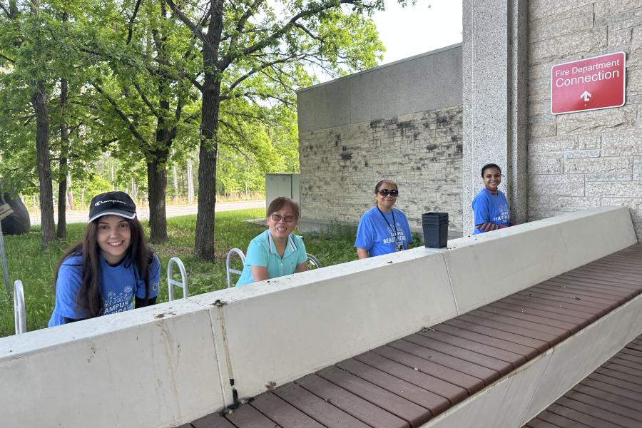 Faculty of Law Staff Planting at Robson Hall on May 29, 2025