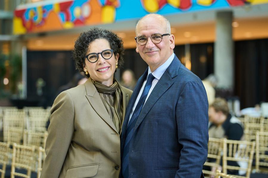 Dr. Anastasia Kelekis-Cholakis and Dr. Ernest Cholakis
