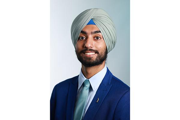 An image of Mr. Prabhnoor Singh, President, University of Manitoba Students Union