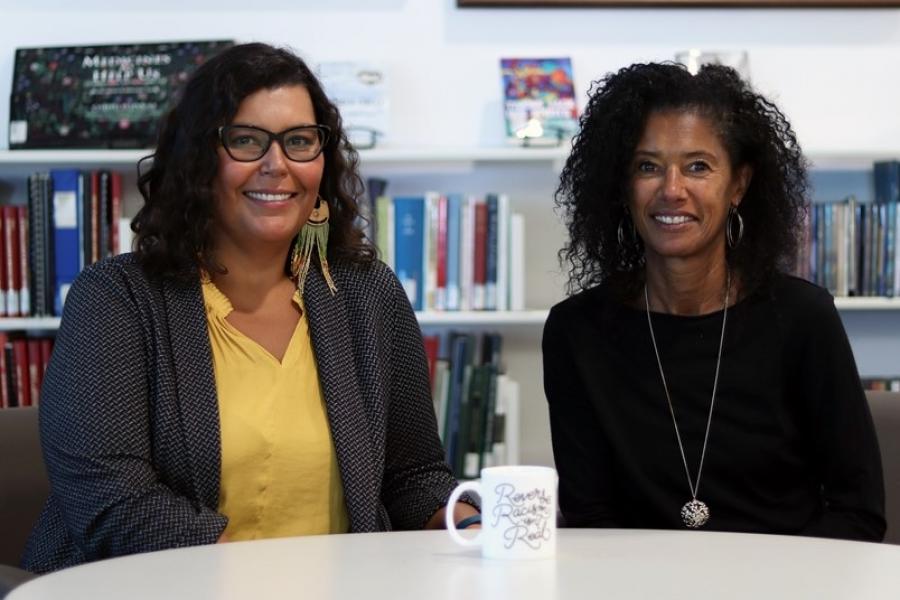 Portrait of Dr. Marcia Anderson and Dr. Delia Douglas.